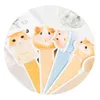 Partihandel-30st / låda Gullig Kawaii Små Hamster Bokmärken Pappersklämma för bok Koreansk Rolig Presentkontor Skolledare