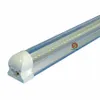 Tubi Led T8 integrati 2 3 4 ft 22W T8 Tube Light SMD2835 Tubi ad alta luminosità Copertura trasparente smerigliata AC85-265V Lampadina fluorescente a led