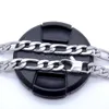 8mm Stainless Steel Necklace for Man Figaro Chain Men Jewelry 18-36 Inches Waterproof