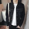 Wholesale- TG6316 Cheap wholesale 2017 new Jean jacket black men's clothing of cultivate one's morality men's jacket coat han edition tide