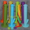 Conduites d'eau en silicone bongs bongs en silicone bong bong coloré sept couleurs pour le choix conduite d'eau conduites d'eau en silicone Livraison gratuite