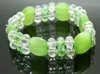 10st / lot mix färger opal facetted ctystal pärlor armband pärlstav strängar för hantverk smycken gåva cr09