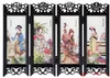 Wholesale cheap 4 style Chinese style traditional crafts Chinese antique small screen Decoration