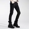 Оптом- панк-восторженные мужские брюки готическая мода черная красавца Streampunk Мотоцикл K154
