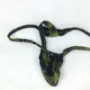 Mens Thong Bulge Pouch T-back Grape Smugglers G4034 Vert Foncé Camo imprime maillot de bain tissu nouveau style Mode