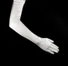 Bruiloft handschoenen Lang 54 cm Dames Stretchy Satin Mittens Handschoenen Bruiloft Bridal Opera Handschoenen Verschillende kleuren Accessoires DHL