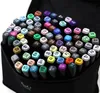 Touch3 Art Marker Pen Double Headed Mark Set 168Colors Mark Pen Alcohol Olie Animatie Ontwerp Verf Schets Ontwerp Schilderij Markers Gift