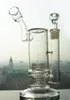 Big Mobius Glass Bongs Glass Water Rura Dab Rig podwójna matryca stereo Perc z 18 mm złącza szklana rura palnika oleju