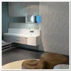Новое прибытие 3D ПВХ настенная панель для гостиной водонепроницаемый Европа искусства стикер стены для фона 3D тиснением твердые обои 50 * 50 см за шт