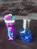 Os de couleur lampe à alcool accessoires de bangs en verre Pipes à fumer en verre coloré mini multi-couleurs pipes à main meilleure cuillère en verre