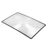 180X120mm pratique A5 plat PVC loupe feuille X3 livre Page grossissement loupe lecture lentille en verre tout neuf