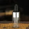 Fiale di vasetti di flacone contagocce in vetro trasparente ambrato 3ML con pipetta per bottiglie di olio essenziale di profumo cosmetico F2017294