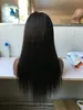 여성용 말레이시아 스트레이트 가발 150 % 밀도 스트레이트 13x4 레이스 프론트 인간의 머리 가발