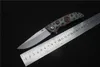 Free shipping,High quality TWOJ 3501 Folding knife,Blade:S35VN(satin),Handle:TC4 Plane bearing outdoor camping Folding knife EDC