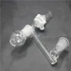 Adaptateur de kit de récupération d'huile en verre femelle 14mm / 18MM pour bangs en verre Plate-forme pétrolière et Dab Bocal à fond amovible Clip Keck Dôme en verre