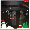 50 * 70 cm Wesołych Świąt Śniegu Renifer Santa Claus Snowman Wianek drzewa sklep Okno Naklejki ścienne Statyczne naklejki Vinyl Naklejka Xmas Decor