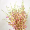 7 Colors Artificial Flowers Oncidium hybridum 98CM/38.6inch Phalaenopsis for Party House Wedding Bouquet Decoration