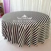 10 PCS 120 "110" 108 "DIA Round Table Cloth 100 ٪ مزج شريط البوليستر