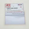 Retail Supplies A5 Plastic POP Paper Sign Card Price Label Display Show Case Frame on Store Shelf Promotion Sticked by Magnetic or Tape 20pcs