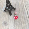 Энди Джевел 925 Серебряные бусинки Турция Сердце Флаг Красная Белая Эмаль подходит для европейских браслетов в стиле Пандоры для ювелирных изделий для ювелирных изделий 791552enmx