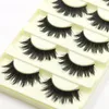 Noir 15mm long Épais Croix Faux Cils Doux Long Maquillage Eye Lash Extension DIY Décoration Livraison gratuiteFashion Nouveau 5 Paires