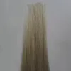 Блондинка ленты человеческих волос наращивание прямой бразильский PU кожи уток волос 20 штук / набор 50 г ленты в наращиваниях человеческих волос