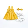 Vestidos da menina Miúdos Moda Roupas Crianças Princesa Partido Atacado - Criança Menina Bebé Vestido Sólido Tutu 20211
