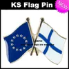 Europeiska unionen tjeckiska rep. Flagg Badge Flag Pin 10st mycket gratis frakt XY0080