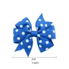 Baby Girls Hiarpins Barrettes Grosgrain Ribbon Polka Dot Bows With Clips Hair Accessories Baby Bow Barrette Headwear 20 Colors YL592