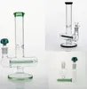 10.6 inch Hoog Groen Zwart Glas Bong 18.8mm Joint Water Pijp met Kom Lange Inline Percolato Recycle Oil Rigs Real Image