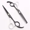 C1023 5.5" JP 440C Purple Dragon White Professional Human Hair Scissors Barbers' Hairdressing Scissors Cutting Thinning Shears Style Tools