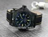 2017 Haute Qualité PVD Noir II Seawolf 43mm Automatique Cadran Noir Montre Pour Hommes Bracelet En Caoutchouc Hommes Sport Pas Cher Nouvelles Montres Hello_watch 12 Couleurs