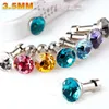 100 pcs Crystal Bling Diamond 3.5mm Cell Phone Earphone Jack Anti Dust Plug For Iphone Samsung Huawei xiaomi Accessories