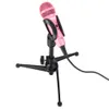 PC-03 Profesyonel Ayarlanabilir Masaüstü El Masa Tripod Mikrofon KTV Karaoke için Klip Dağı ile MIC MIC Tutucu Tutucu Standı