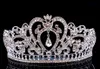 2018 Bridal Diamond Jewelry crystal gold and silver crown hair