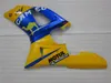 3 regali gratuiti New Hot ABS moto carenatura kit 100% Fit For 2000 2001 YAMAHA YZF R1 YZF-R1 2000-2001 YZFR1 00 01 Giallo Blu