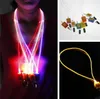 새로운 도착 LED 끈 참신 조명 LED 광섬유 광섬유 Luminous Lanyard 작업 카드 매달려 로프 빛 미소 얼굴 Led 끈 + 카드