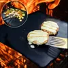 non-stick reusable BBQ Grill Mats sheet baking mat for barbecue grill sheet cooking Outdoor BBQ Accessories 40*33CM