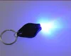 Zwart Ultraviolet Rays Mini Flashlights UV Licht Geld Detector LED Sleutelhanger Lichten Multicolor Small Gift Snelle verzending