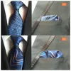 New Men Neck Tie Set Paisley Coldie Silk Tie Accessoires de mariage British Style Suit Business Tie Hanky Set Square Scarf8550904