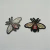 25pcs Embroidery Bee Patch Sew Iron On Patch Badge Fabric Applique DIY for clothes shoes bags