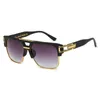 ODDKARD DTC-serie Klassieke zonnebril voor mannen en vrouwen Luxe designer semi-velless vierkant zonnebril Oculos de Sol UV400 OK32179