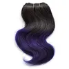 Brésilien Ombre Couleur Vague de Corps 2pcslot 8 pouces 50gpc Extension de Cheveux Humains Pas Cher Ombre 100 Armure de Cheveux Humains 7 couleurs Disponibles9135201