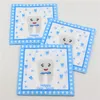 Whole Blue Happy First Tooth Printed Paper Napkin Napkin For kinds party Decoupage Festas Tissue Servilleta 33cm33cm 20pcsp6546224