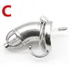 CBT Toy CB600S Cage en acier inoxydable avec un cathéter de sons urétral dispositifs anneaux de pointes anti-off Pinis pour hommes SEX GG2255131062