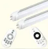 Free Shipping New Arrival 600MM T8 LED tube CCT adjustable and Dimmable by Remote control AC90-265V 2700K-6500k adjustable