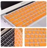 Laptop Soft Silicone Colorful KeyBoard Case Protector Cover Skin For MacBook Pro Air Retina 11 12 13 15 17 Waterproof Dustproof retail box