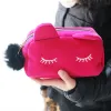 Söt bärbar tecknad kattmynt förvaringsfodral resa makeup flanell påse kosmetisk väska koreansk och japansk stil 2754959