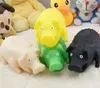 Pet Pig Latex leksak med riktiga squeak olika färger för små medium hundar katter husdjur små djur olika färger
