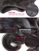 Obearbetade malaysiska mänskliga hårbuntar med stängning kroppsvåg jungfru hårväska wefts spetsstängning 4x4 full huvud 4 st/lot greatremy